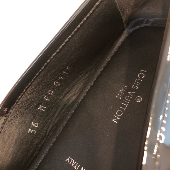 Louis Vuitton Women’s Black Loafers Shoes Size 36 - Picture 5 of 5